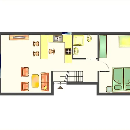 アパート Ole Fh Ole Kleines Gartenappartement ゼーバート・ヘリングスドルフ